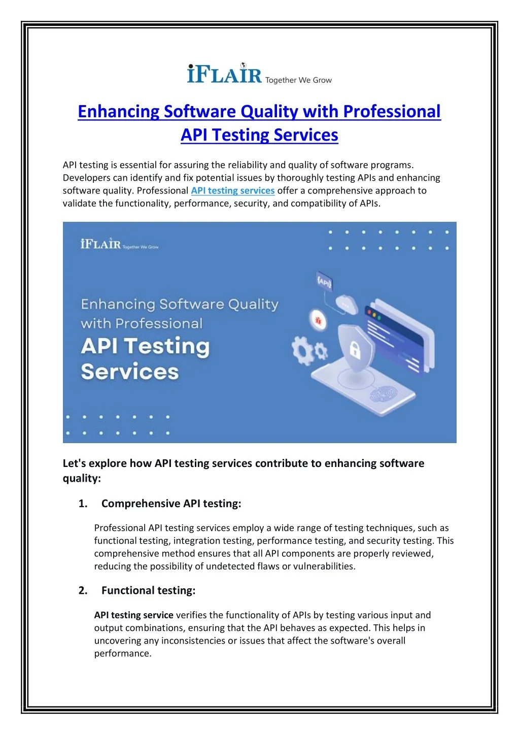 PPT - Enhancing Software Quality with Professional API Testing Services ...