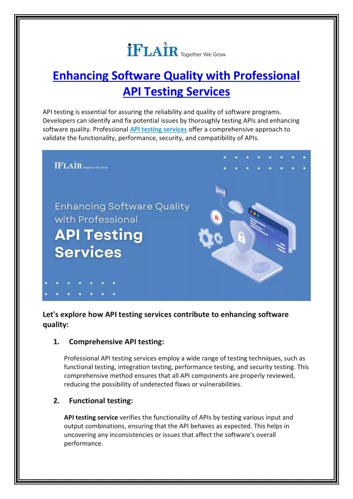 enhancing software quality with professional