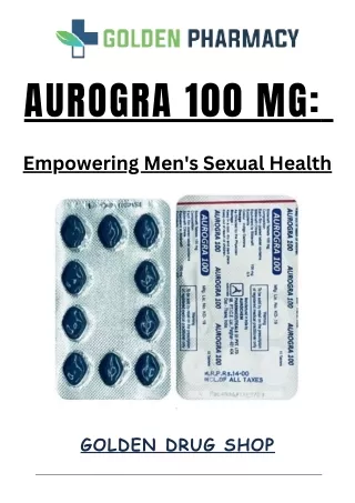 Aurogra 100 mgEmpowering Men's Health