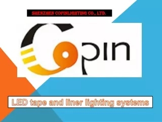Shenzhen Copin Lighting: Leading LED Tape Light Manufacturers