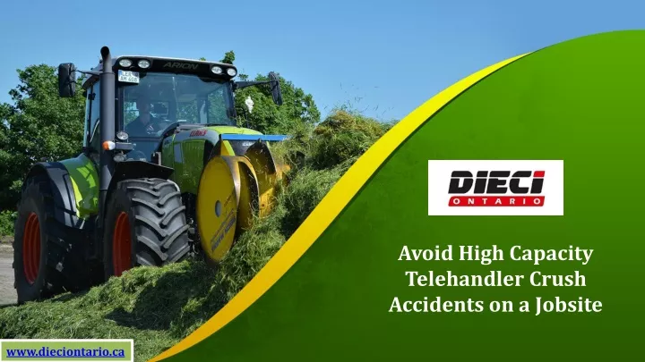 avoid high capacity telehandler crush accidents