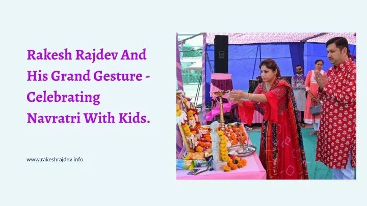 rakesh rajdev and his grand gesture celebrating