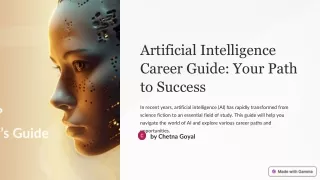 Artificial Intelligence Career Guide: Your Path to Success