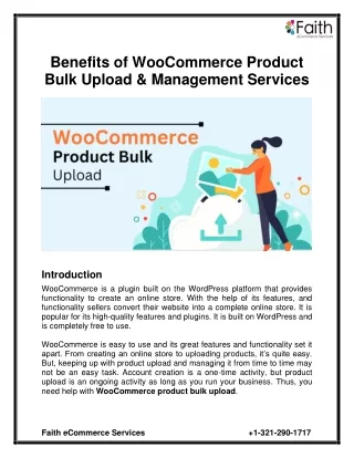 benefits of woocommerce product bulk upload