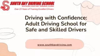 Adult Driving School