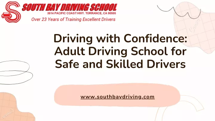 driving with confidence adult driving school