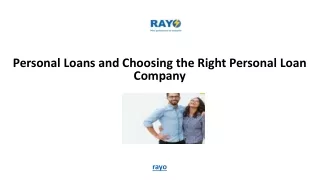 Personal Loans and Choosing the Right Personal Loan Company