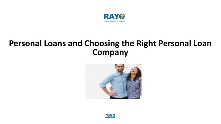 personal loans and choosing the right personal