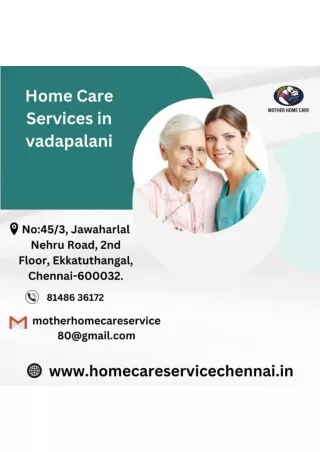 Home Care Services in Vadapalani