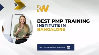 best pmp training institute in bangalore ppt