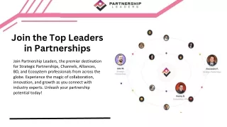 Join the Top Leaders - Partnership Leaders