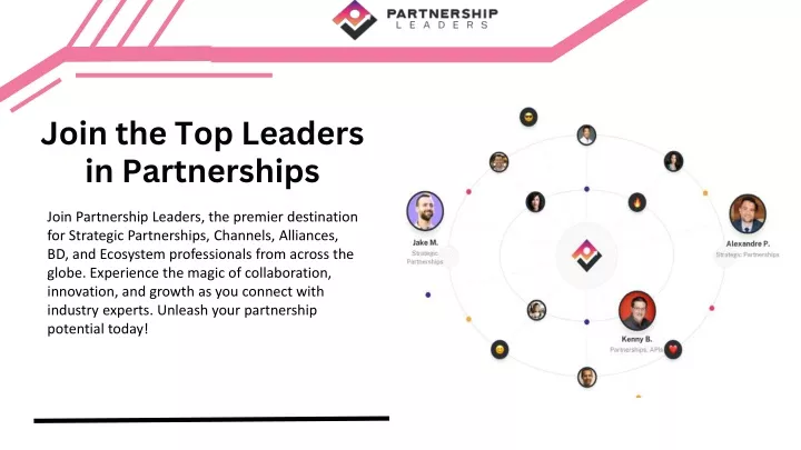 join the top leaders in partnerships