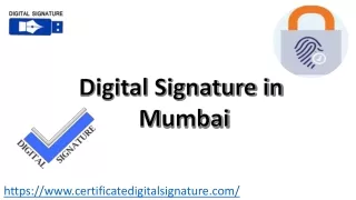 digital signature in mumbai