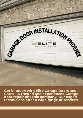Garage Door Installation Phoenix