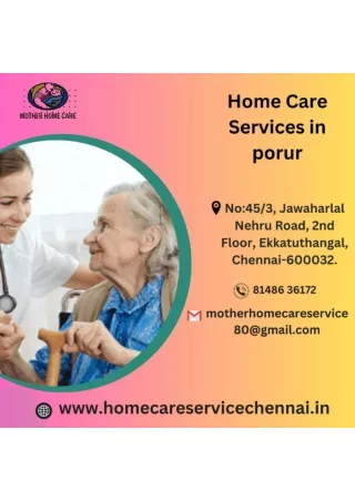 Home Care Services in porur
