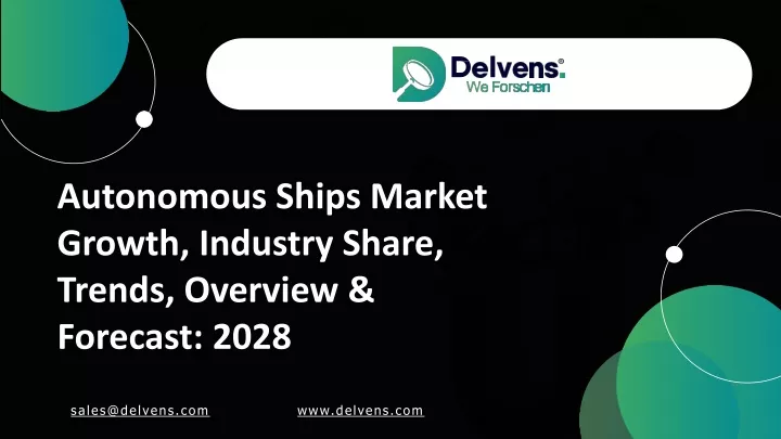 autonomous ships market growth industry share