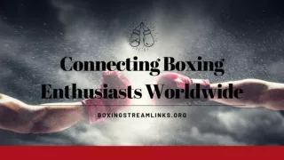 Boxing streams reddit