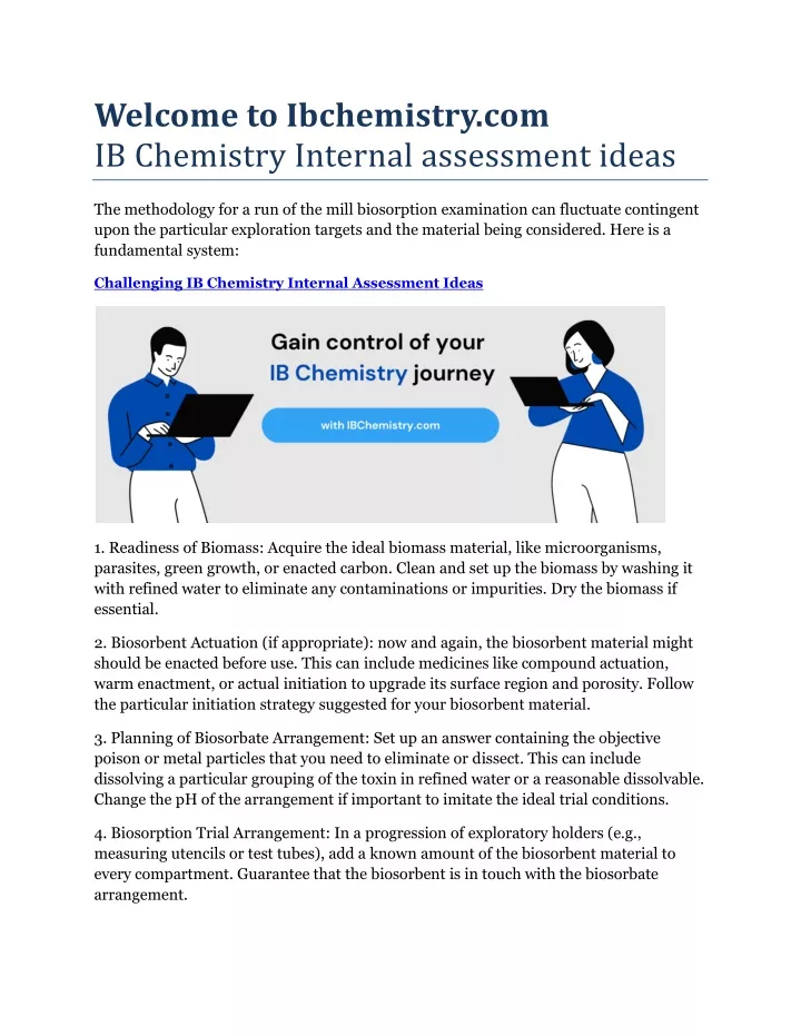 welcome to ibchemistry com ib chemistry internal