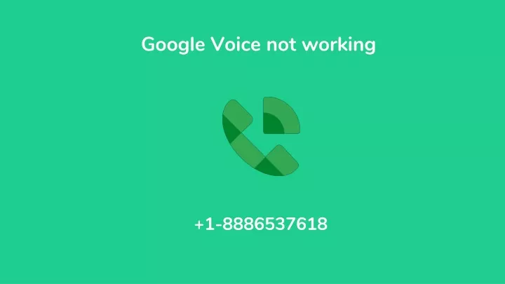 google voice not working
