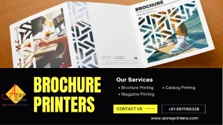 Brochure Printers in Gurgaon - Aone Printers
