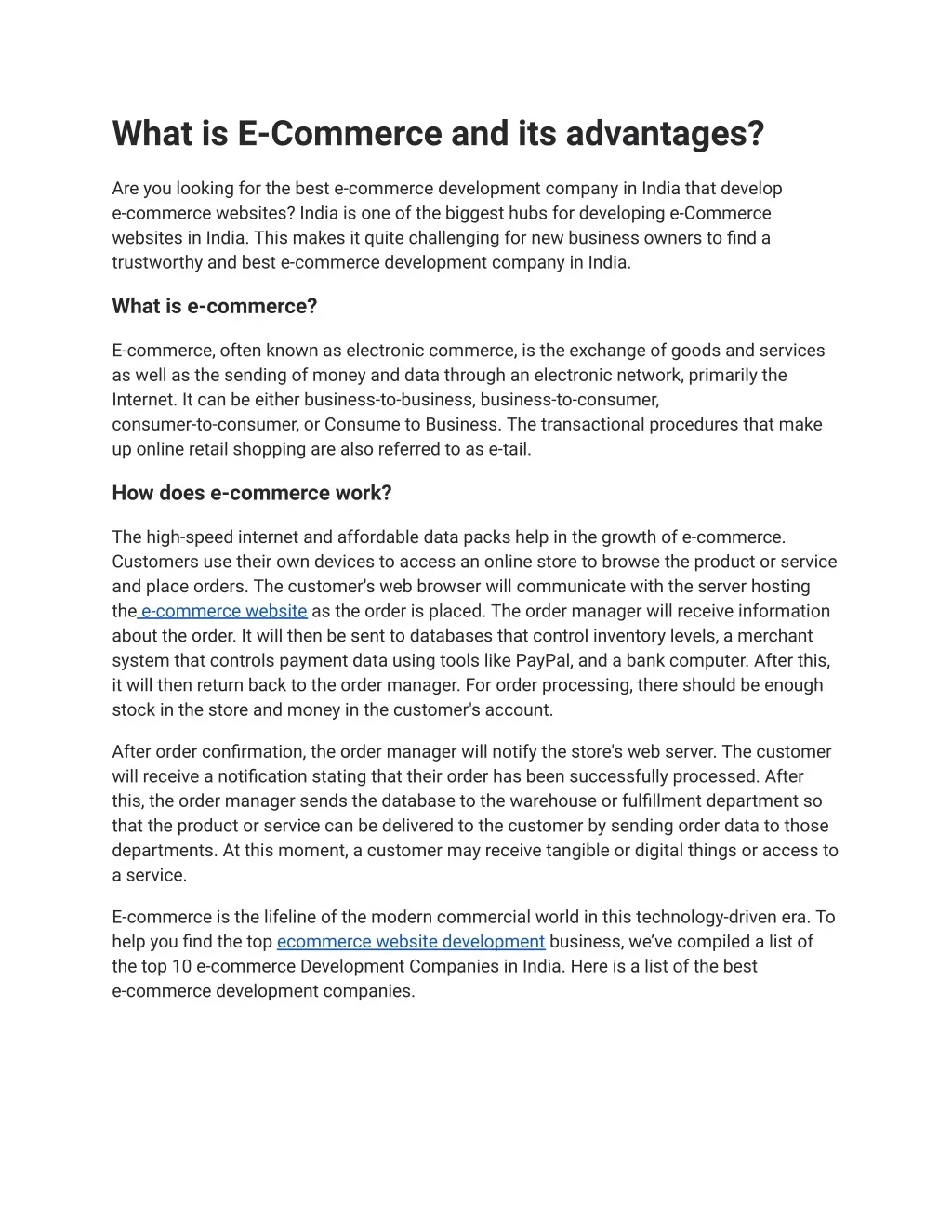 PPT - What is E-Commerce and its advantages PowerPoint Presentation ...