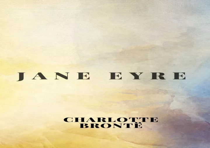 jane eyre by charlotte bront download pdf read