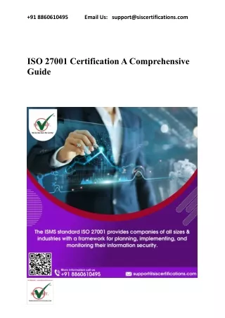 91 8860610495 email us support@siscertifications