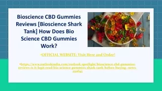 bioscience cbd gummies