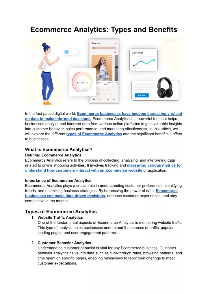 ecommerce analytics types and benefits
