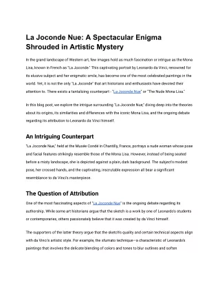La Joconde Nue_ A Spectacular Enigma Shrouded in Artistic Mystery