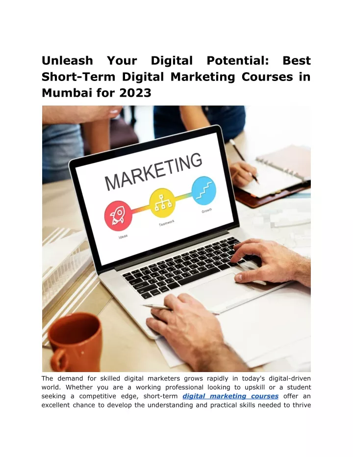 unleash short term digital marketing courses