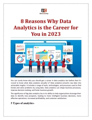 8 Reasons Why Data Analytics is the Career for You in 2023