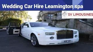 Wedding Car Hire Leamingtonspa