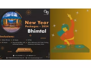 New Year Party Packages 2024 in Bhimtal | Bhimtal New Year Party 2024