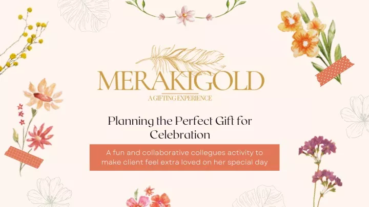 planning the perfect gift for celebration