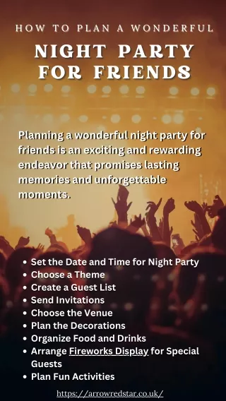 How to Plan a Wonderful Night Party For Friends