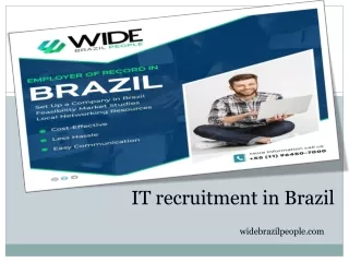 IT recruitment in Brazil