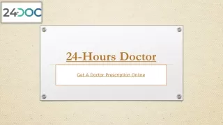 Get A Doctor Prescription Online