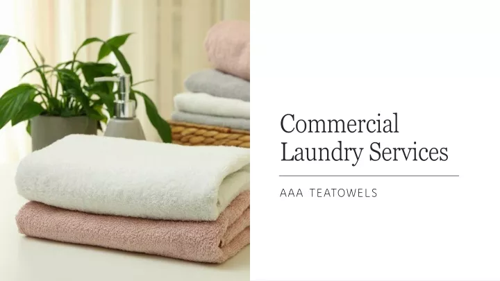commercial laundry services