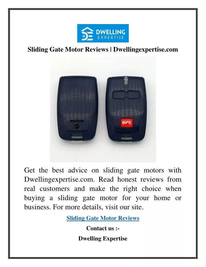 sliding gate motor reviews dwellingexpertise com