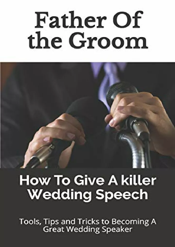 how to write a killer wedding speech