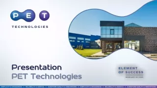 PET Technologies presentation