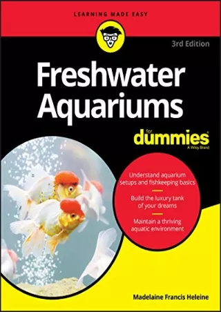 Read ebook [PDF] Freshwater Aquariums For Dummies