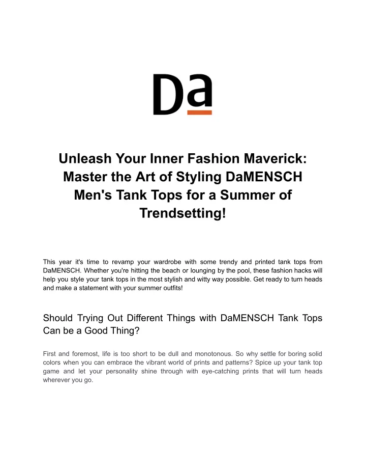 unleash your inner fashion maverick master