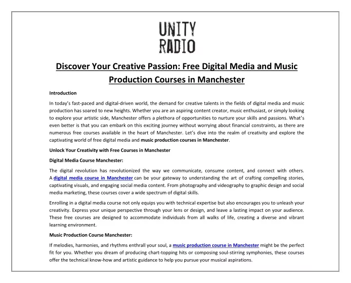 discover your creative passion free digital media