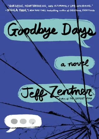 Download Book [PDF] Goodbye Days