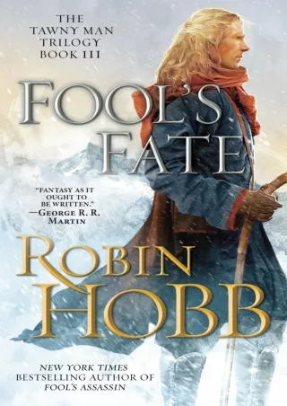 Download Book [PDF] Fool's Fate: The Tawny Man Trilogy Book 3