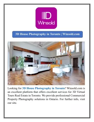 3d house photography in toronto winsold com