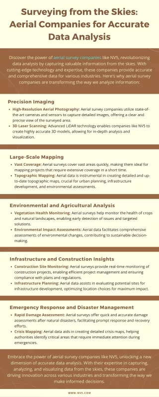 Surveying from the Skies Aerial Companies for Accurate Data Analysis.