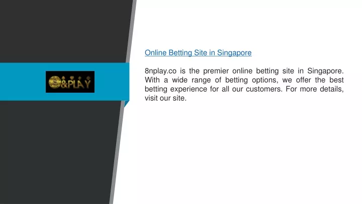 online betting site in singapore 8nplay